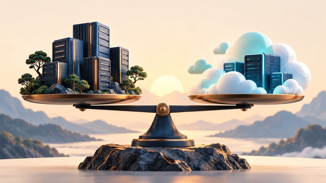 Two cloud server platforms with distinct processor and location components.