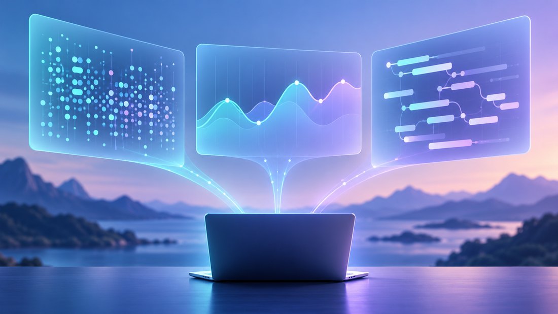 Logs, metric lines, and trace paths converge on one website troubleshooting view.